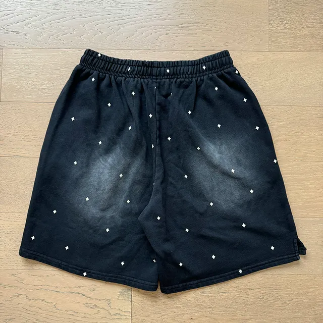 Hellstar Redvise Black White Distressed Fabric Star Print Casual Set