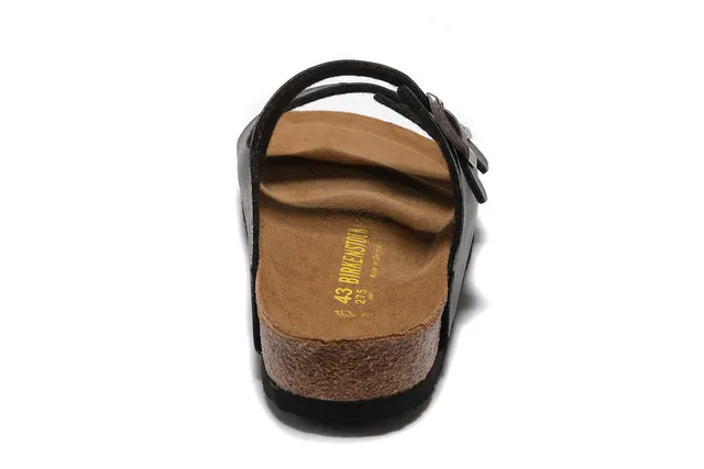 Birkenstock Arizona Black Two-Strap Casual Sandals