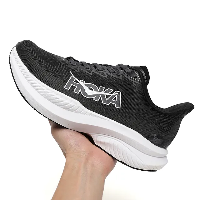Hoka Mach 6 Black White Running Shoes