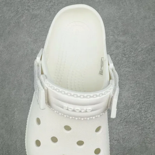 Crocs Echo Clog White and Black Clogs