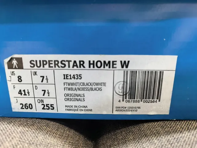 Adidas Superstar White and Black Lifestyle Sneakers