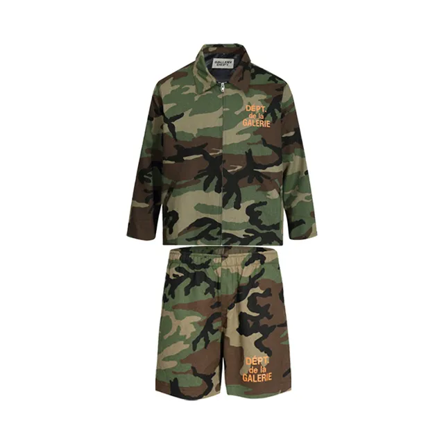 Gallery Dept Camouflage Graphic-Print Zip-Front Jacket